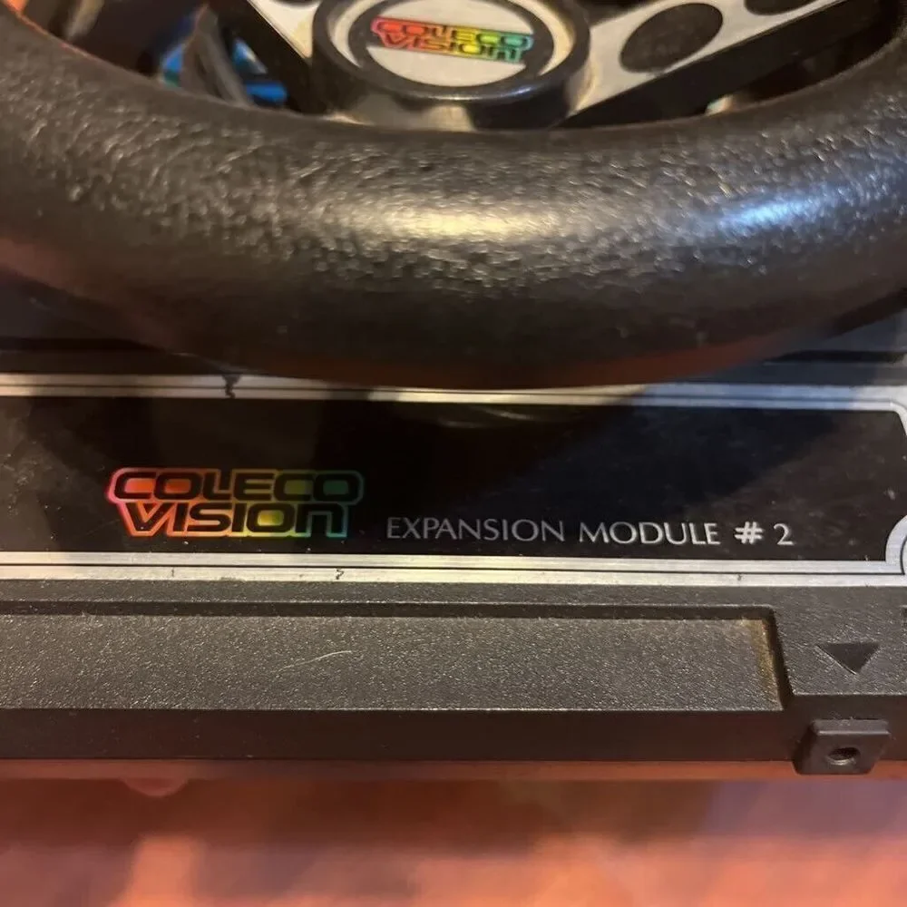 Coleco Vision Expansion Module 2 Steering Wheel Video Games Consoles Not Tested - Picture 3 of 5